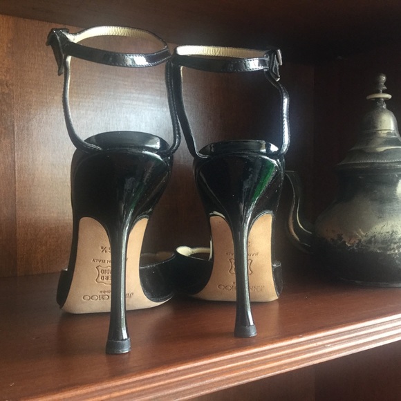 SOLD OUT Jimmy Choo Patent Anke Sandals SOLD OUT - Picture 7 of 8